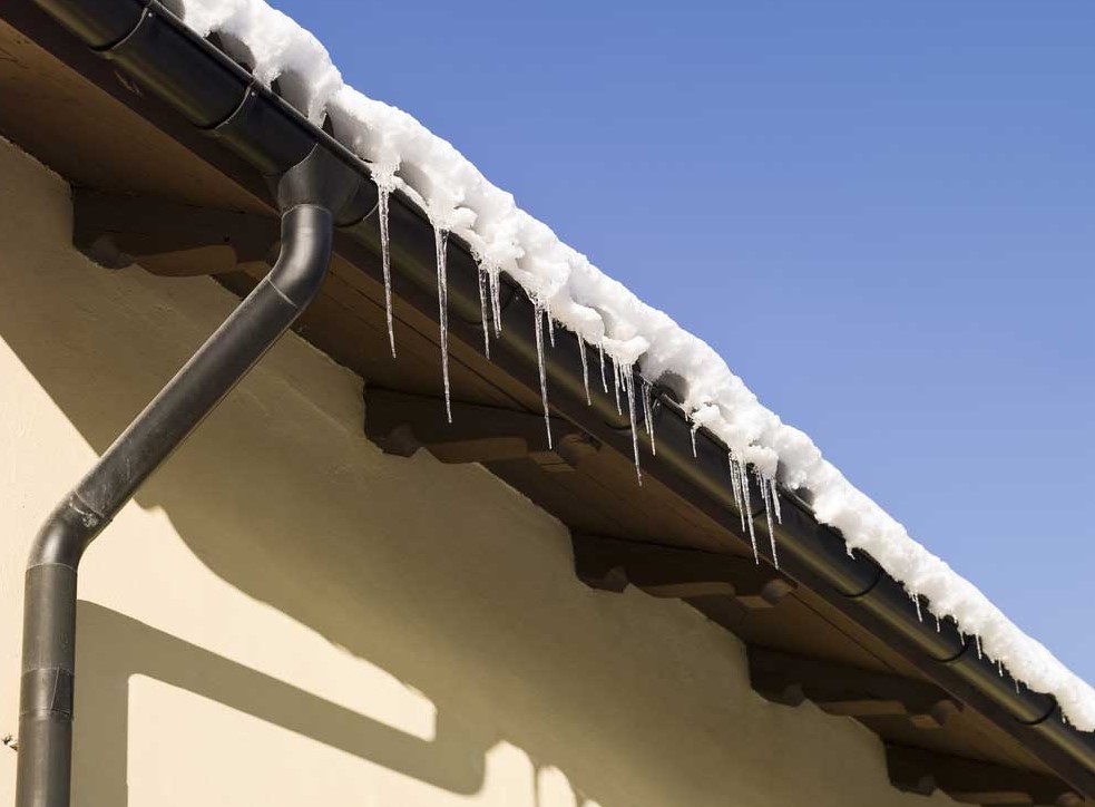 frozen gutters in Wichita
